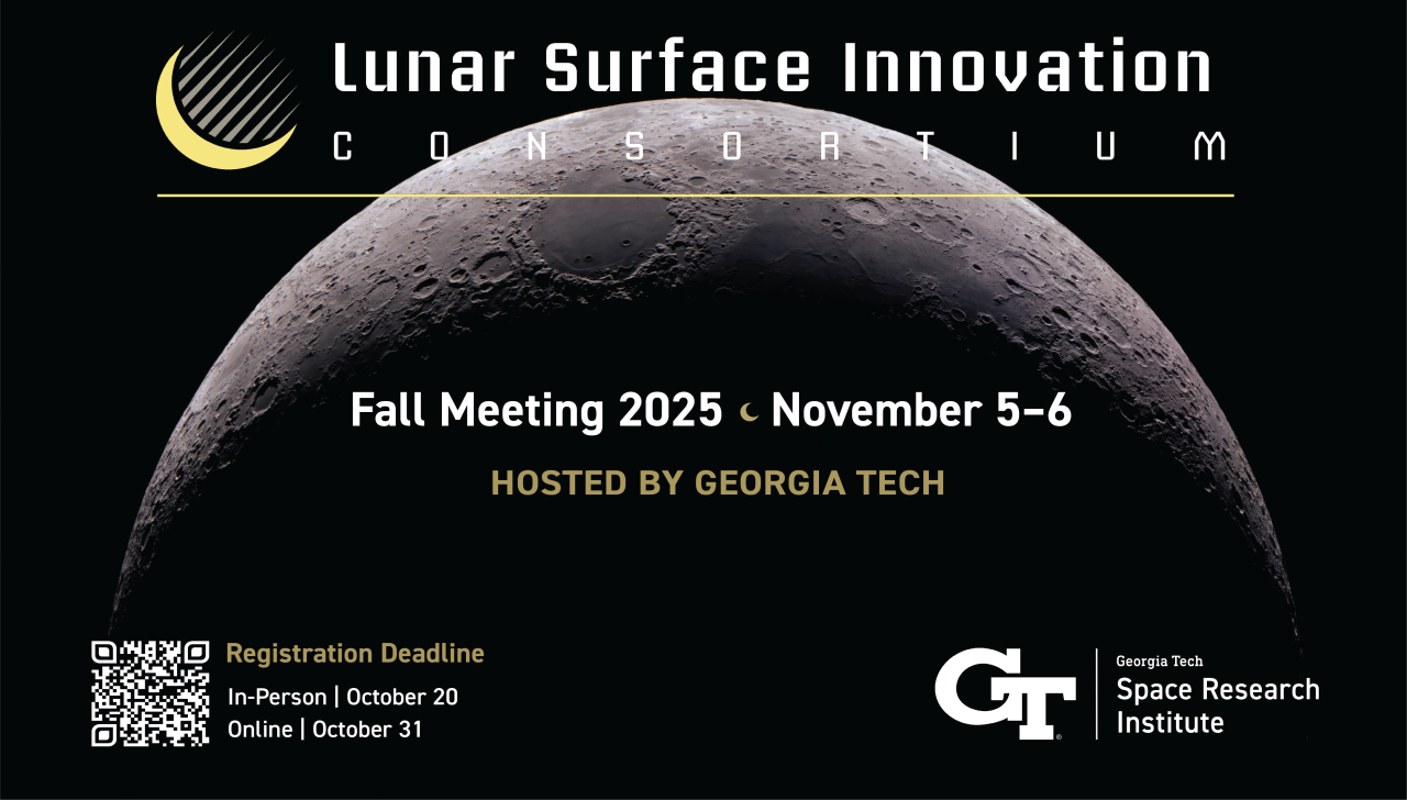Poster of the 2025 Lunar Surface Innovation Consortium Fall Meeting